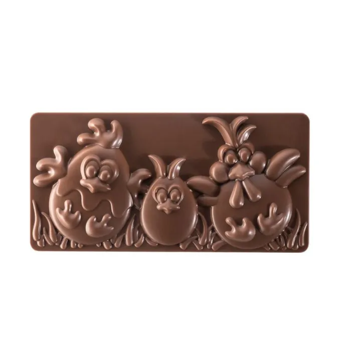 Chocolate mold chickens