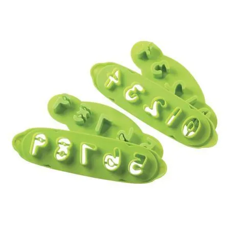 0-9 numbers cookie cutter set, 35mm