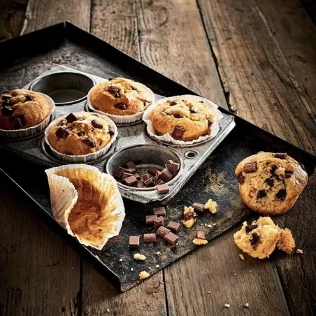RUF Chocolate Chunks Whole Milk 100 g – baking-stable chocolate chips for cookies, muffins and brownies | miniSchoggi