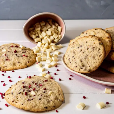 RUF Chocolate Chunks Weiss 100 g – Baking-stable chocolate chunks for cookies, muffins and brownies | miniSchoggi