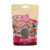 Black cake icing, 250 g for elegant, shiny cakes