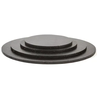 Piatto torta rotondo extra strong nero Ø 30 cm