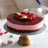 Fiori fucsia e foglie di zucchero, 13 pezzi