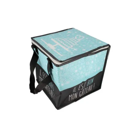 Sac isotherme avec fond 25 x 25 x 26 cm pour le transport glacé