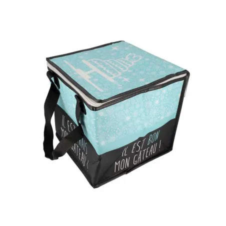 Cooler bag with base 31 x 31 x 30 cm for ice-cold transportation