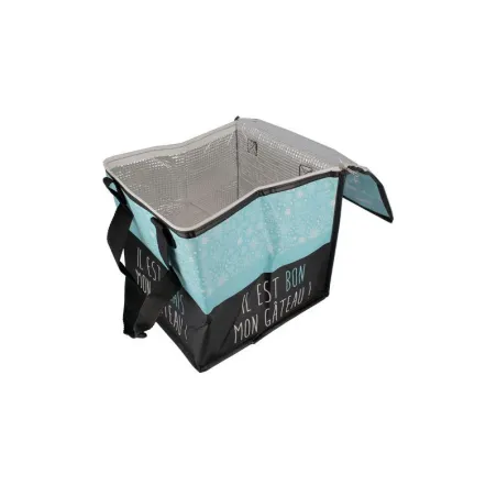 Cooler bag with base 25 x 22 x 15 cm for ice-cold transportation