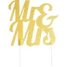 Mr & Mrs Cake Topper Or
