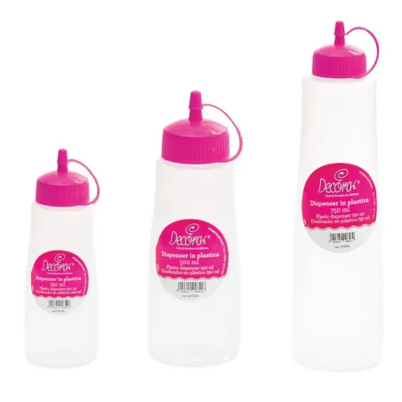 Bouteille en plastique avec couvercle, 500 ml