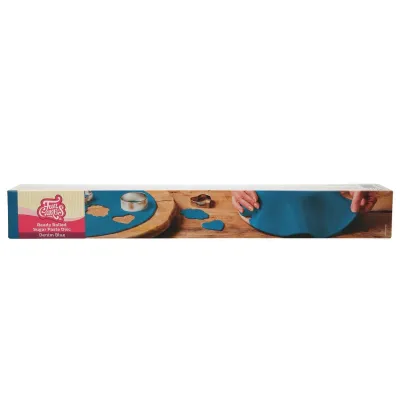 Couverture de fondant roulé Denim bleu