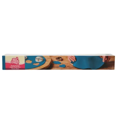 Roll fondant blanket denim blue