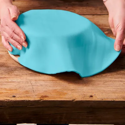 Copertura in pasta di zucchero azzurro baby