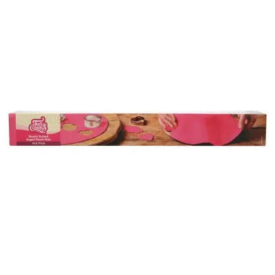 Couverture de fondant roulé rose
