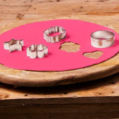 Roll fondant blanket pink