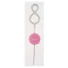 Candelina sparkler 9 argento per compleanni, anniversari e altre occasioni