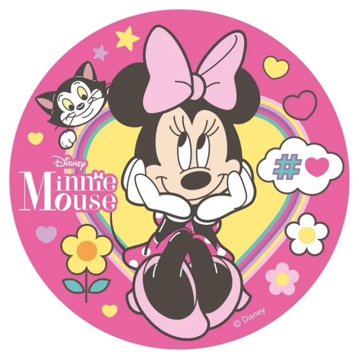 Découpe pour gâteau en papier Minnie Mouse, Ø 20 cm