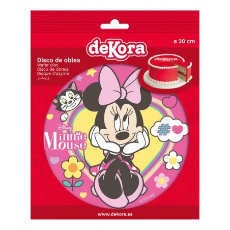 Cake topper made of edible paper Minnie Mouse, Ø 20 cm