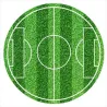 Cake topper in carta commestibile Campo da calcio, Ø 20 cm