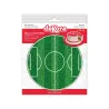 Cake topper in carta commestibile Campo da calcio, Ø 20 cm