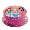 Dessus de gâteau en papier, Princesses, Ø 20 cm