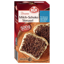 Vermicelles de chocolat au lait, 500 g
