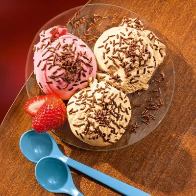 RUF Spruzzi al cioccolato al latte 500 g – cremosi spruzzi al cioccolato al latte per torte e dessert | miniSchoggi