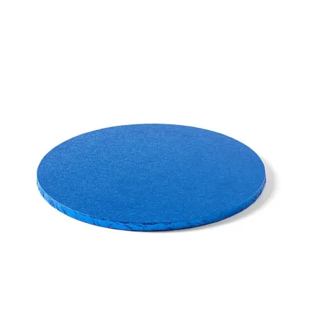 Piatto torta rotondo extra strong blu Ø 25 cm