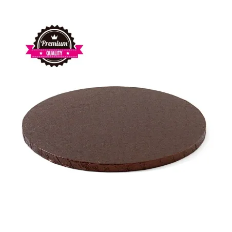 Piatto torta rotondo extra strong marrone Ø 25 cm