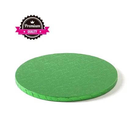 Piatto torta rotondo verde extra forte Ø 30 cm
