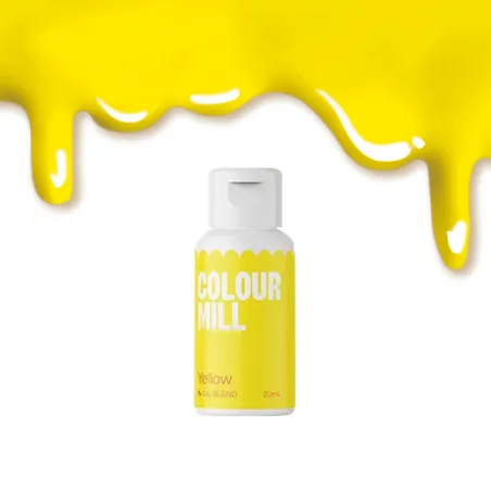 Colour Mill peinture en pâte liposoluble jaune, 20 ml