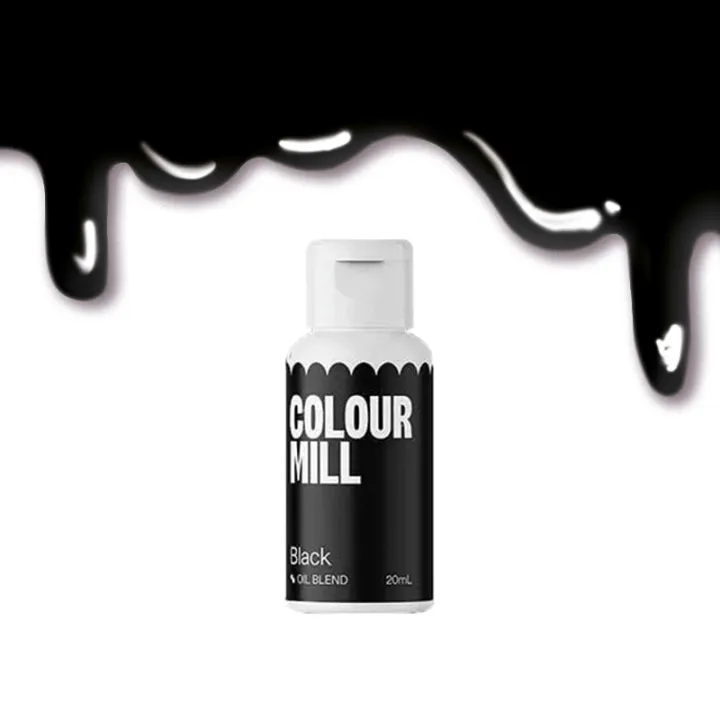 Colour Mill Colorante in Pasta Liposolubile Nero, 20 ml