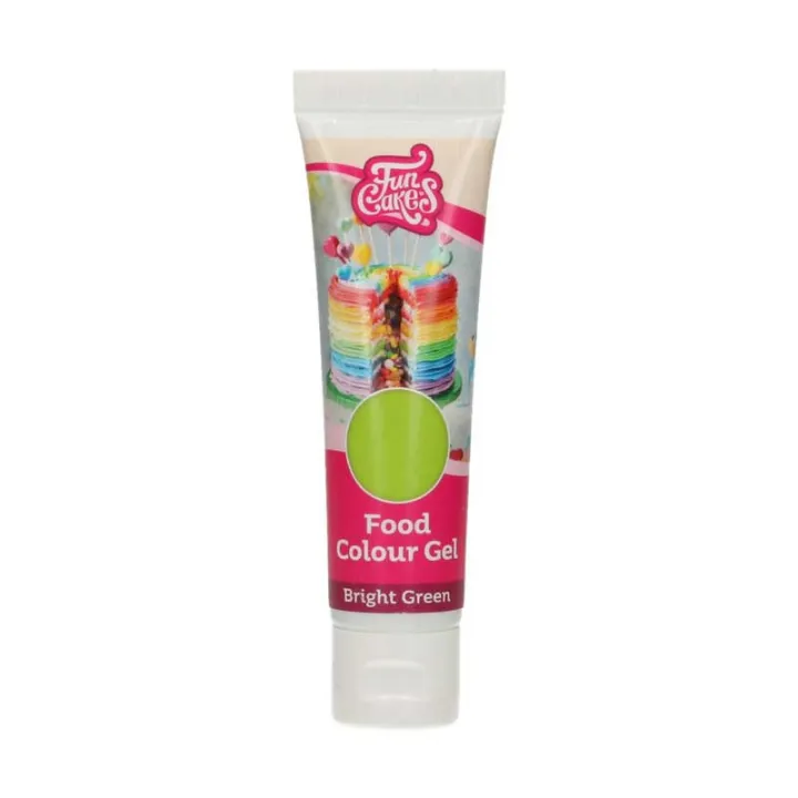 FunCakes gel food coloring Bright Green, 30 g