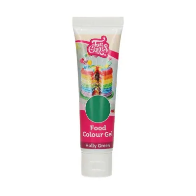 FunCakes Gel-Lebensmittelfarbe Holly Green, 30 g