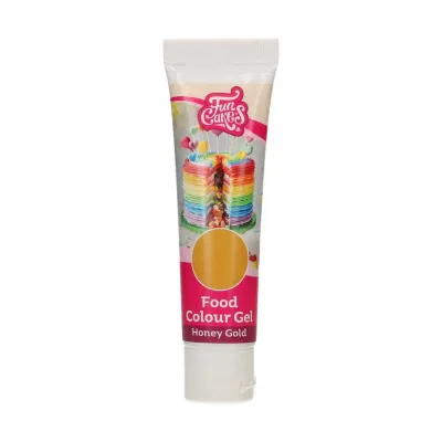 FunCakes Gel-Lebensmittelfarbe Honey Gold, 30 g