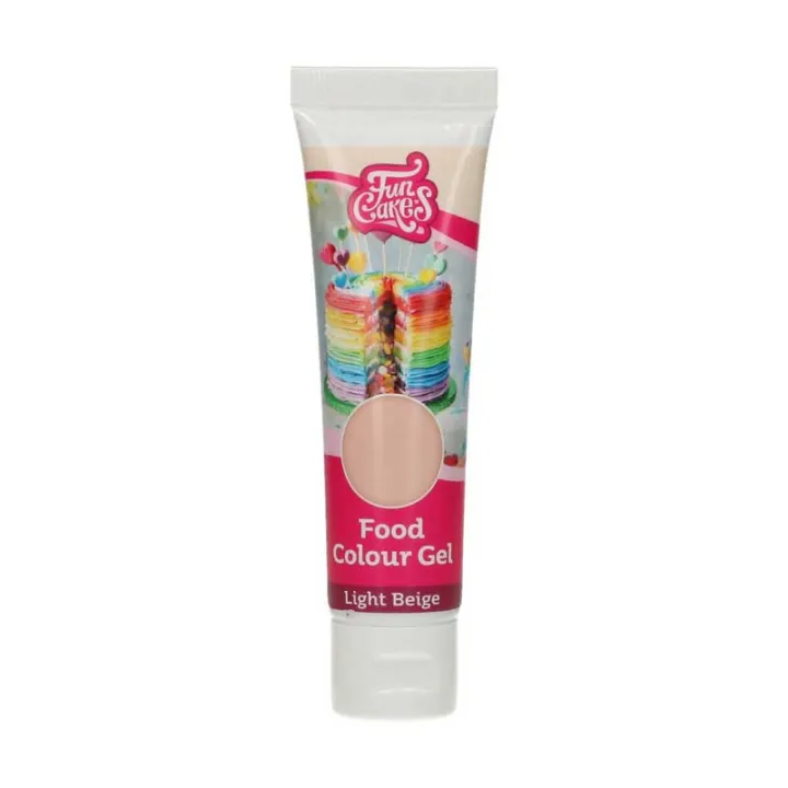 FunCakes colorante alimentare in gel Beige chiaro, 30 g