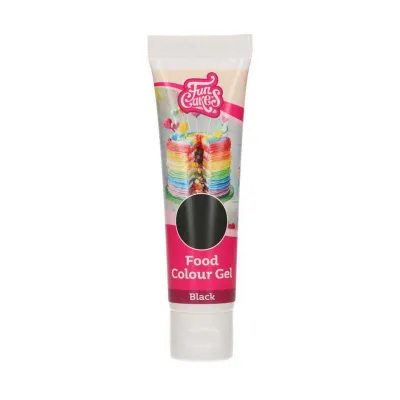FunCakes Gel-Lebensmittelfarbe Schwarz, 30 g