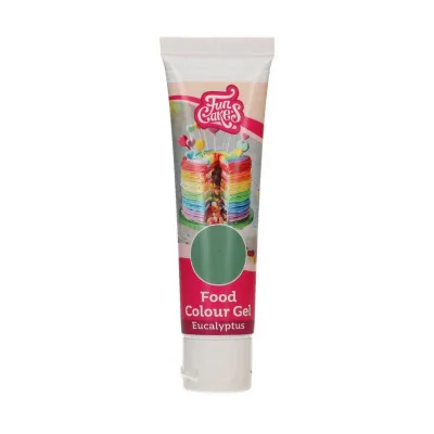 FunCakes Gel-Lebensmittelfarbe Eukalyptus, 30 g