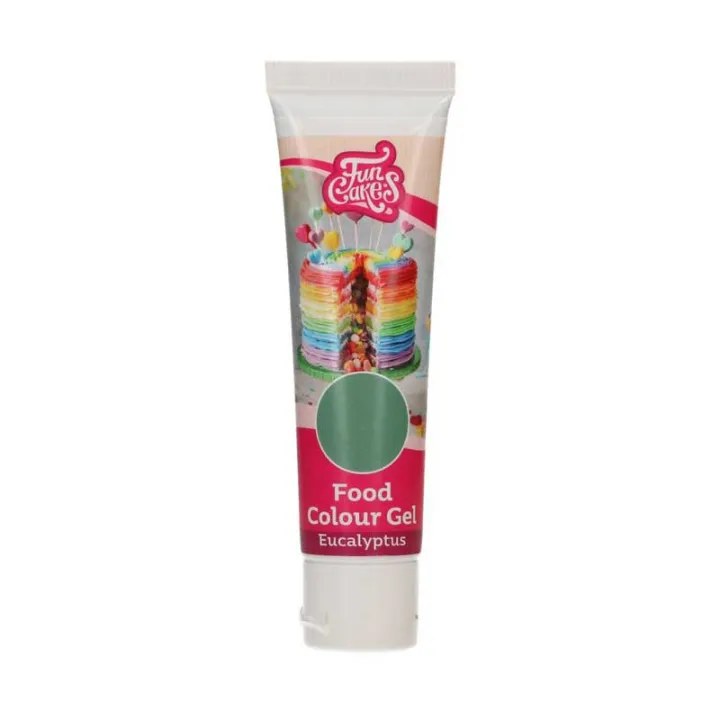 FunCakes Gel-Lebensmittelfarbe Eukalyptus, 30 g