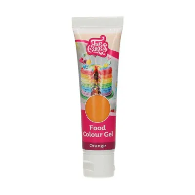 FunCakes Gel-Lebensmittelfarbe Orange, 30 g