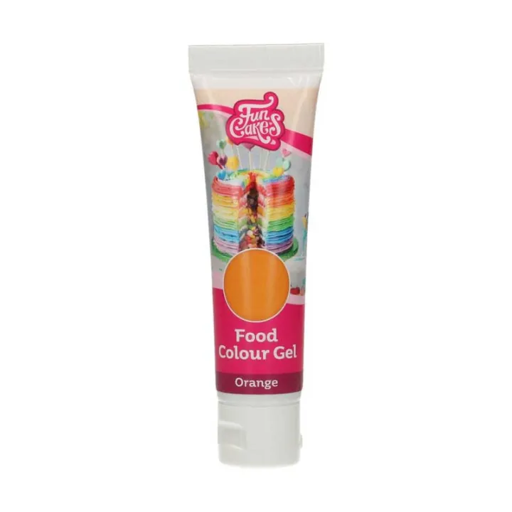 FunCakes gel food coloring orange, 30 g