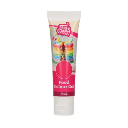 Colorant alimentaire gel FunCakes rose, 30 g