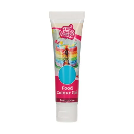 FunCakes Colorant alimentaire gel turquoise, 30 g
