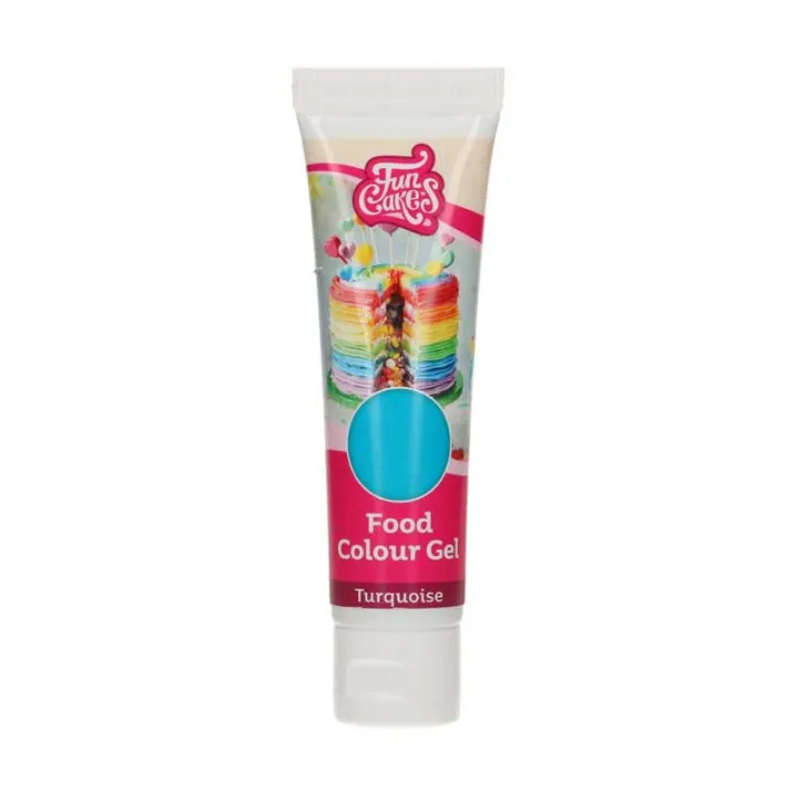 FunCakes Gel-Lebensmittelfarbe Türkis, 30 g