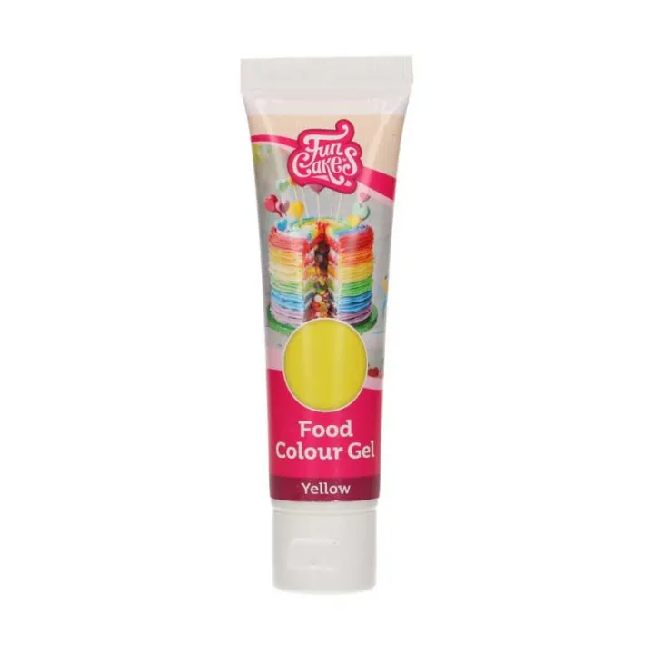 FunCakes Gel-Lebensmittelfarbe Gelb, 30 g