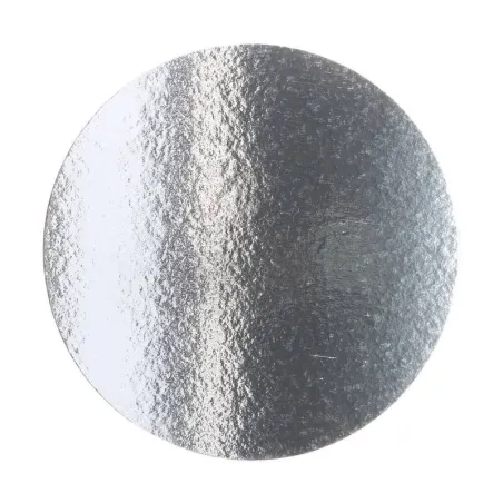 Thin cake plate, round Ø 30 cm, silver and gold