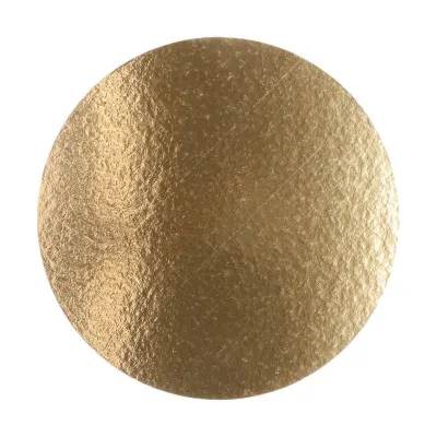 Thin cake plate, round Ø 30 cm, silver and gold