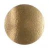 Thin cake plate, round Ø 30 cm, silver and gold