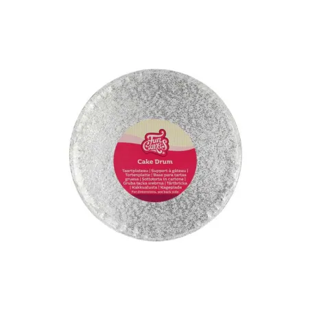 Cake plate round Ø 20 cm, silver