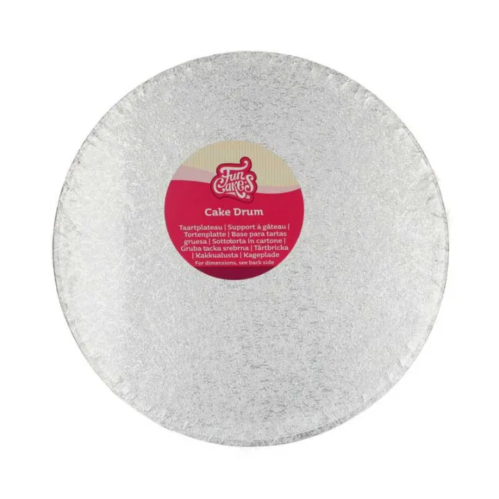 Plateau à gâteaux rond Ø 27.5 cm, argent