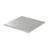 Cake plate square 40 cm, silver