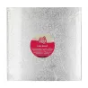 Thin cake plate square 33 cm, silver